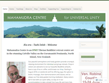 Tablet Screenshot of mahamudra.org.nz